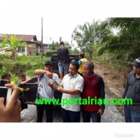Plt Kadis Perkimtan Bengkalis Meninjau Lapangan Bathin Solapan