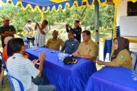 Penjabat Bupati Bengkalis H Ahmad Syah Harrofie Meninjau Persiapan Pilkada Serentak TPS 86 