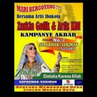 Zaskia Gotik Akan Hibur Masyarakat Rohul Dalam Rapat Umum Terbuka Paslon Suparman-Sukiman