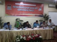 KPU Resmi Tetapkan 3 Paslon Tetap Bupati-Wakil Bupati Rohul