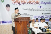 Kegiatan Positip Sambut Pergantian Tahun Baru  Camat Mandau Gelar Tabligh Akhbar