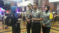 KAPOLRES KAMPAR PIMPIN PENGAMANAN DEBAT PUBLIK PASLON BUPATI / WAKIL BUPATI KAMPAR PRIODE 2017 - 202