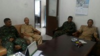 Babinsa Koramil 16/Tapung Gelar Komsos Dengan Kepala Balai Penyuluh Pertanian Kecamatan Tapung Hilir
