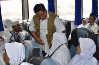 Pj Bupati Bengkalis Sambut Kepulangan JCH Asal Kabupaten Bengkalis