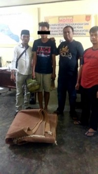 Polsek Bangkinang Barat Kampar Amankan Pelaku Pembongkaran Rumah