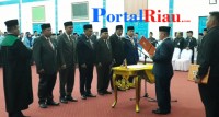 Bupati HM Harris Melantik Enam Jabatan Pimpinan Tinggi Di Lingkungan Pemerintah Kabupaten Pelalawan