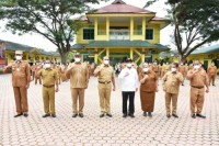 Peringati HKN ke-56, Pemkab Sergai Bagikan Masker Kepada ASN dan Masyarakat