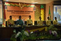Rapat Paripurna Istimewa DPRD Kabupaten Kampar Dalam Hari Jadi Kabupaten ke 70 Tahun