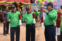Ahmad Syah  Ajak Masyarakat Bengkalis Melestarikan Budaya Gotong Royong