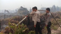 Selama 2 Hari  Polsek Mandau  Bersama Tim Gabungan Berhasil Padamkan Titik Api