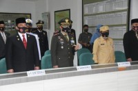Dilaksanakan Secara Virtual, Bersama Pj Bupati Meranti, Pj Bupati Bengkalis Ikuti Upacara Peringatan