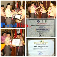 Terbaik di Riau.Gerakan Pramuka Siak Dinobatkan 