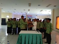 Pengukuhan Pengurus DPC Apdesi Rohul 2019-2024, Ketua APDESI Zulfahrianto Sampaikan 2 Program Kerja