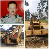  Operasi Zebra, Polsek Rumbai Pesisir Amankan Alat Berat Chevron Saat beroperasi di Luar Area