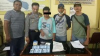 Polsek Bangkinang Barat Kampar Ringkus Pengedar Narkoba Di Desa Salo
