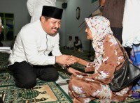 Penghujung Ramadhan, Bupati Sambangi Warga Sungai Batang