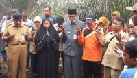 Penjabat Bupati Inhu Tinjau Lokasi Hilangnya Yurnalis