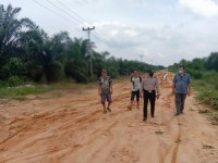 Kapolsubsektor Pelalawan Pimpin Langsung Patroli Karhutla