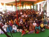 Ribuan Warga Rohul Hadiri Acara Syukuran  Calon Bupati Suparman- Sukiman