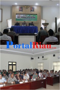 -Polres Pelalawan Gelar Rakor Lintas Sektoral Dalam Rangka Pengamanan Natal dan Tahun Baru 2018