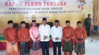 Pleno Terbuka KPU Rohil, Pasangan 