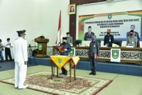 Plh Bupati Bengkalis Resmi Lantik Syafaruddin Kades Desa Tasik Serai Barat Talang Muandau
