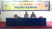 Kapolres Kampar Buka Pelatihan TFG dalam rangka kesiapan pengamanan Pilkada Kampar 2017