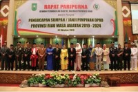 Pimpinan DPRD Provinsi Riau, Resmi Dilantik