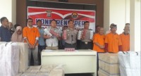 Kapolres Pelalawan Mengungkap Kasus Korupsi, Karhutla, Penyelundupan Rokok Ilegal  Selama Tahun 2019