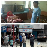 Rampok Tembak Dada Kasir Bank BRI, Uang 150jt Raib