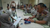 Kapolda Riau Urus Langsung Sertifikat Tanah  Pembangunan Spn Polda Riau Di Kantor Pertanahan Kampar