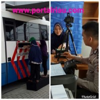 Polres Pelalawan Tingkatkan Pelayanan Gerakkan Mobil SIM Keliling 