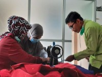 Cegah Penyebaran Covid-19, Dinas PPKBP3A Kampar Buat 1000 Masker dan siap Dibagikan ke Masyarakat