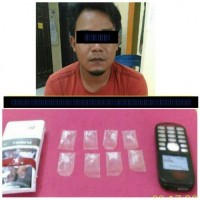 Miliki Sabu 1 Gram Warga Pekantebih Diamankan Anggota Satnarkoba Polres Rohul