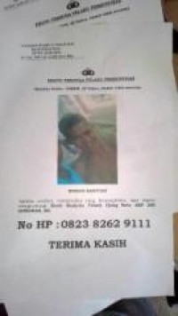 Ini Dia Pelaku Pemenggal Kepala Nenek di Rohul Masih Diburu Polisi