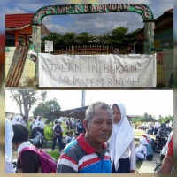 Terkait SMPN 8 Mandau di Segel, T Johan 