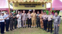 Forkopimda Kampar Tinjau Pos Pam Ops Ramadniya Siak 2017 di Jalan Lintas Riau - Sumbar