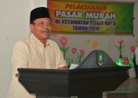 Plt Sekda Bengkalis Resmikan Pasar Murah di Kecamatan Bukit Batu