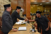 Sidang paripurna DPRD Bengkalis,Di hadiri Sekda Bustami HY 