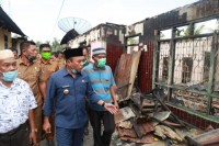 Pemkab Labuhanbatu Sampaikan Bela Sungkawa Kekorban Kebakaran