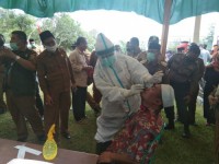  Ratusan Guru Di Kecamatan Bandar Petalangan Ikuti Swab Test Covid-19