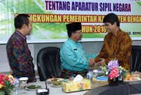 Plt Sekda Bengkalis Buka Acara Sosialisasi UU No 5 Tahun 2014