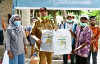 Bupati Sergai Hadiri Pengukuhan PAMOR Sekaligus Panen Padi Organik