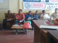 Tim Koordiantor  Pemenangan Suparman-Sukiman Dapil I Kunjungi Posko Relawan Mantap