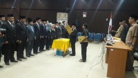 Bupati Pelalawan H.M Harris Lantik Pejabat Diskes dan RSUD Selasih