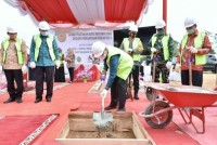 -Pjs Bupati Sergai Hadiri Ground Breaking Pembangunan Gedung PN Sei Rampah