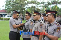 Kapolres Pelalawan Pimpin Sertijab Tiga Jabatan Perwira