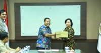 BupatiLabusel Serahkan LKPD ke BPK
