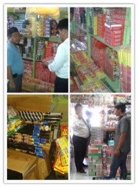 Jajaran Intelkan Polres Rohul Cek Penyalur dan Penjual Kembang Api