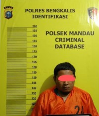 Lagi Tiduran Di Rumahnya ,Pelaku Curanmor Diringkus Polisi Polsek Mandau